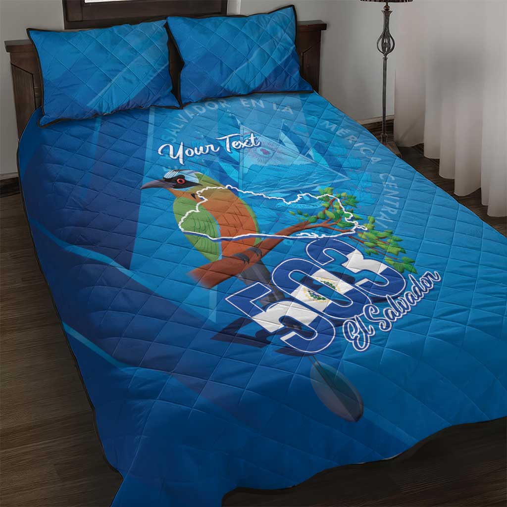 Personalized Que Viva El Salvador Quilt Bed Set Guardabarranco 503 Independence Day Proud - Wonder Print Shop