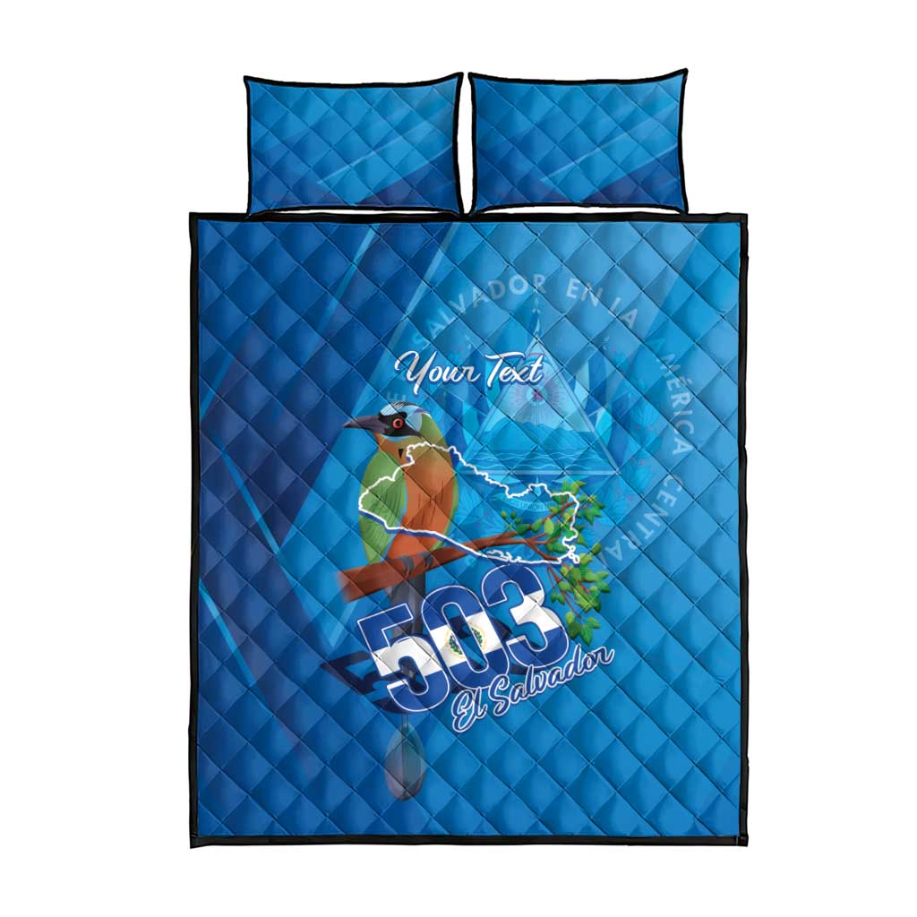 Personalized Que Viva El Salvador Quilt Bed Set Guardabarranco 503 Independence Day Proud - Wonder Print Shop