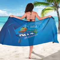 Personalized Que Viva El Salvador Sarong Guardabarranco 503 Independence Day Proud - Wonder Print Shop