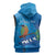 Personalized Que Viva El Salvador Sleeveless Hoodie Guardabarranco 503 Independence Day Proud - Wonder Print Shop