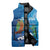 Personalized Que Viva El Salvador Sleeveless Puffer Jacket Guardabarranco 503 Independence Day Proud - Wonder Print Shop