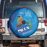 Personalized Que Viva El Salvador Spare Tire Cover Guardabarranco 503 Independence Day Proud - Wonder Print Shop