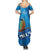 Personalized Que Viva El Salvador Summer Maxi Dress Guardabarranco 503 Independence Day Proud - Wonder Print Shop