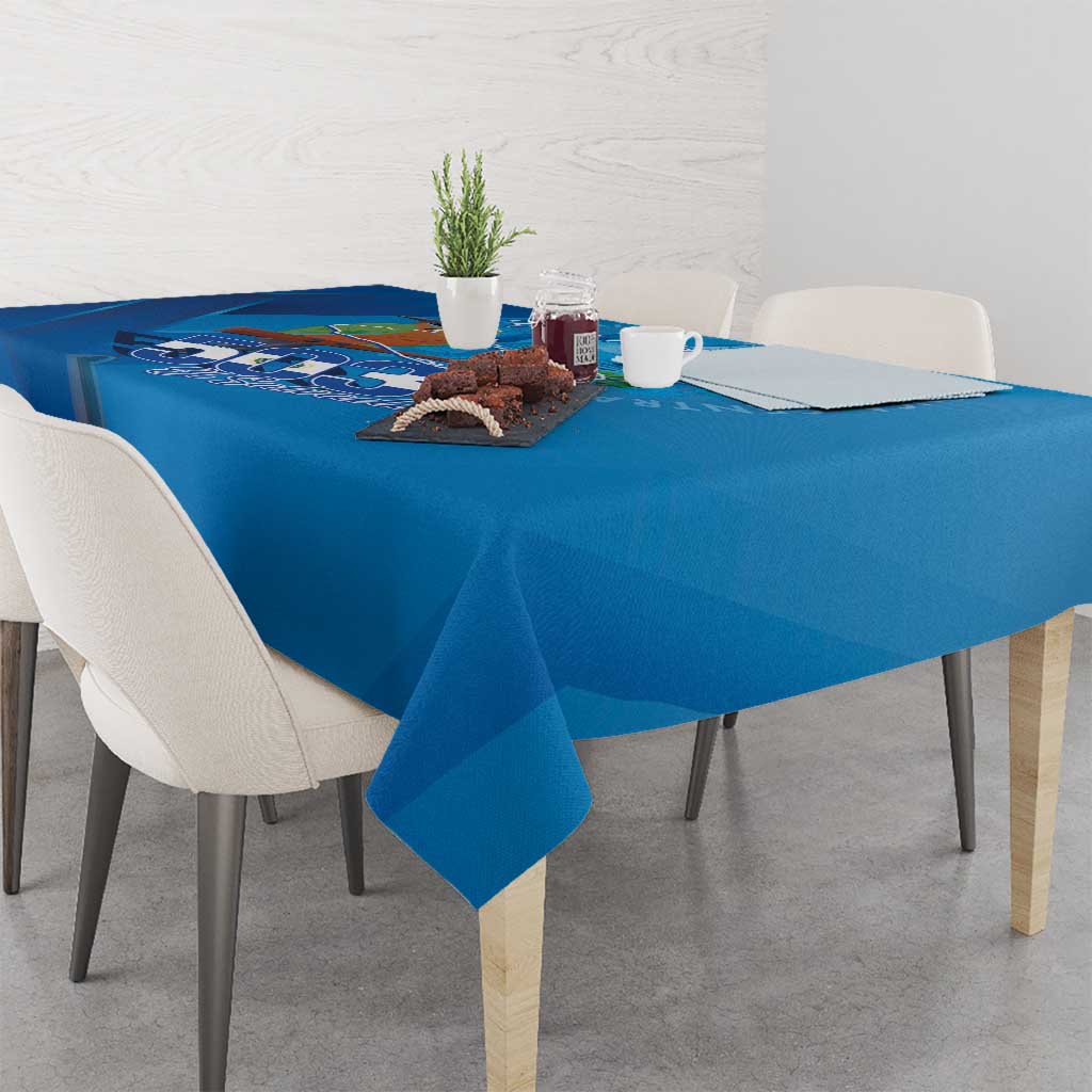 Personalized Que Viva El Salvador Tablecloth Guardabarranco 503 Independence Day Proud - Wonder Print Shop