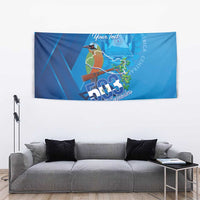 Personalized Que Viva El Salvador Tapestry Guardabarranco 503 Independence Day Proud - Wonder Print Shop