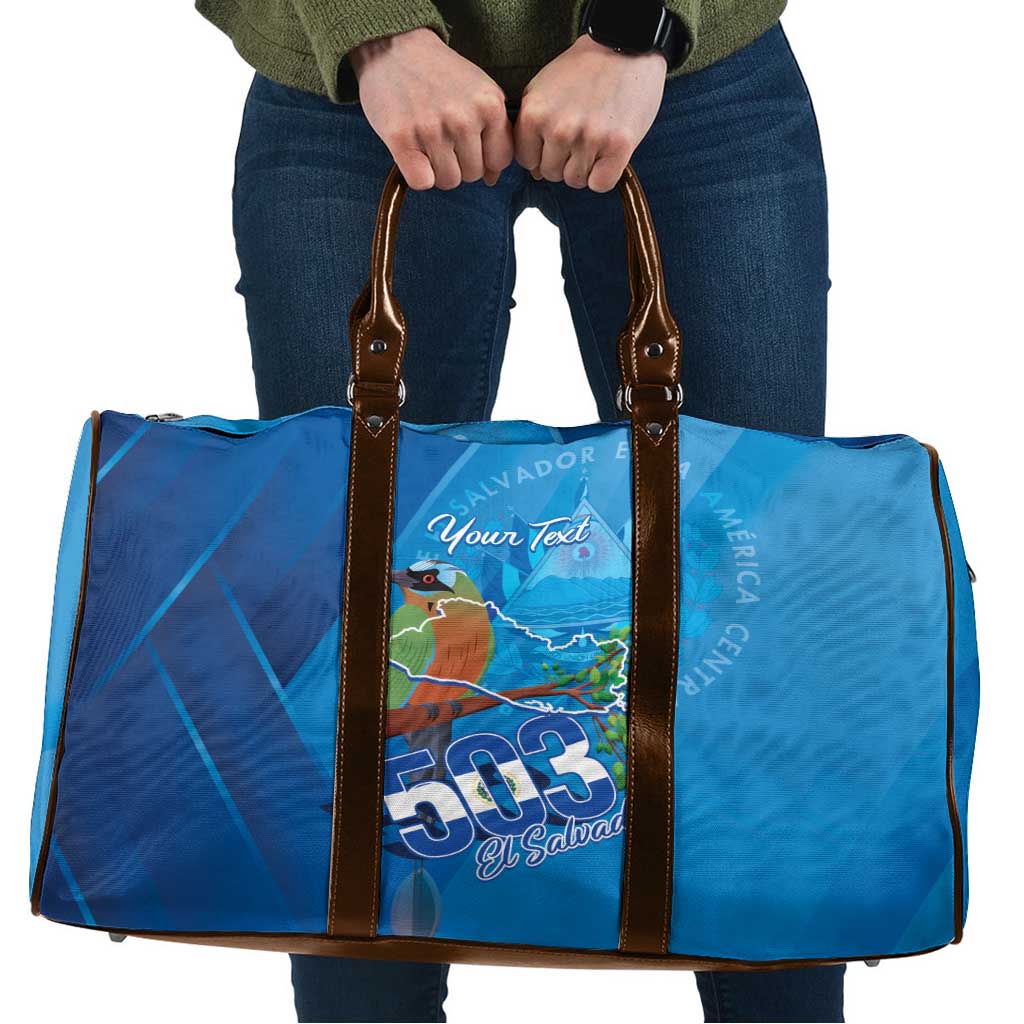 Personalized Que Viva El Salvador Travel Bag Guardabarranco 503 Independence Day Proud - Wonder Print Shop