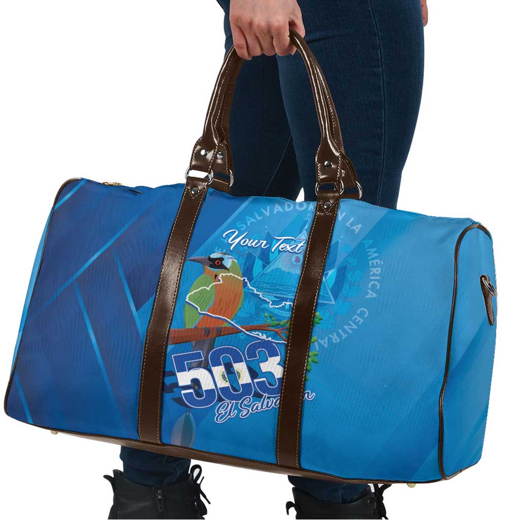 Personalized Que Viva El Salvador Travel Bag Guardabarranco 503 Independence Day Proud - Wonder Print Shop