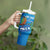 Personalized Que Viva El Salvador Tumbler With Handle Guardabarranco 503 Independence Day Proud - Wonder Print Shop