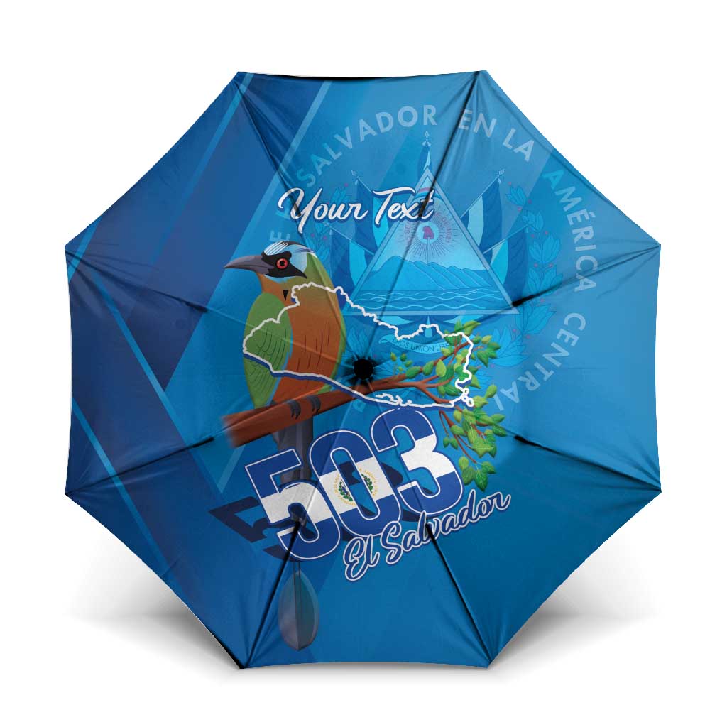 Personalized Que Viva El Salvador Umbrella Guardabarranco 503 Independence Day Proud - Wonder Print Shop