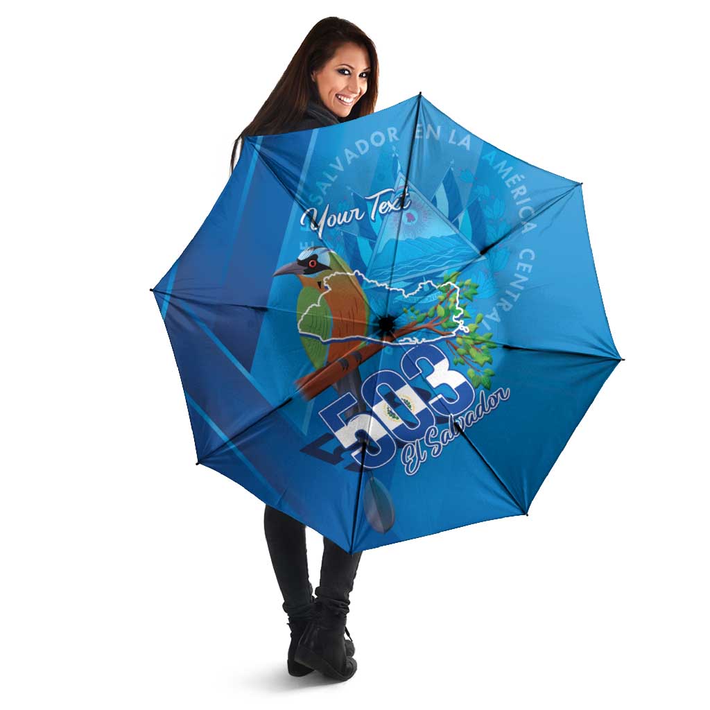 Personalized Que Viva El Salvador Umbrella Guardabarranco 503 Independence Day Proud - Wonder Print Shop