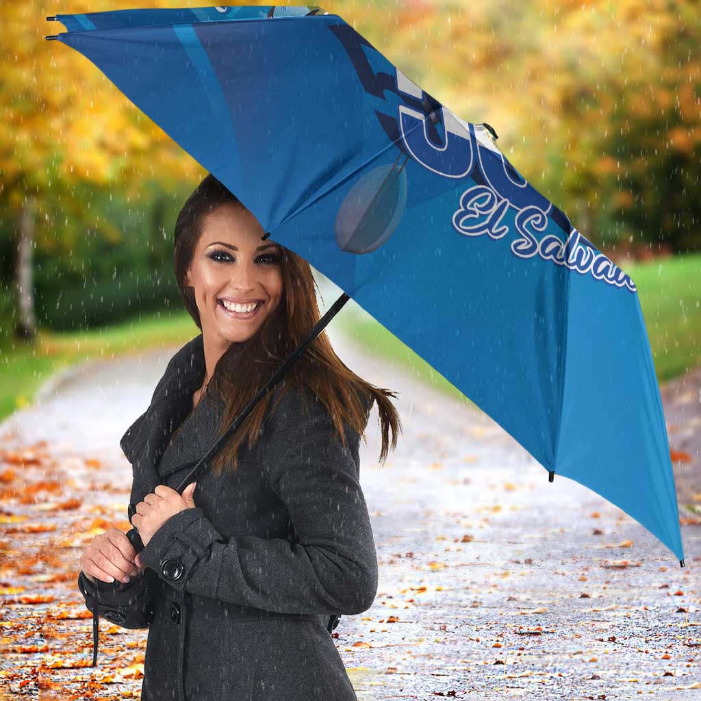 Personalized Que Viva El Salvador Umbrella Guardabarranco 503 Independence Day Proud - Wonder Print Shop