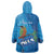 Personalized Que Viva El Salvador Wearable Blanket Hoodie Guardabarranco 503 Independence Day Proud - Wonder Print Shop