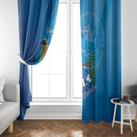 Personalized Que Viva El Salvador Window Curtain Guardabarranco 503 Independence Day Proud - Wonder Print Shop