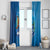 Personalized Que Viva El Salvador Window Curtain Guardabarranco 503 Independence Day Proud - Wonder Print Shop