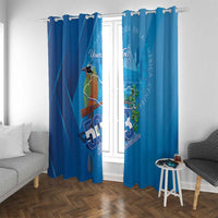 Personalized Que Viva El Salvador Window Curtain Guardabarranco 503 Independence Day Proud - Wonder Print Shop