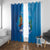 Personalized Que Viva El Salvador Window Curtain Guardabarranco 503 Independence Day Proud - Wonder Print Shop