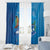 Personalized Que Viva El Salvador Window Curtain Guardabarranco 503 Independence Day Proud - Wonder Print Shop