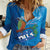 Personalized Que Viva El Salvador Women Casual Shirt Guardabarranco 503 Independence Day Proud - Wonder Print Shop