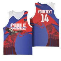 Custom Chile Rugby 2026 Basketball Jersey Vamos Los Condores Red Version