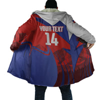 Custom Chile Rugby 2026 Cloak Vamos Los Condores Red Version