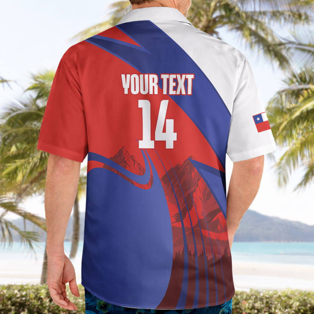 Custom Chile Rugby 2026 Hawaiian Shirt Vamos Los Condores Red Version
