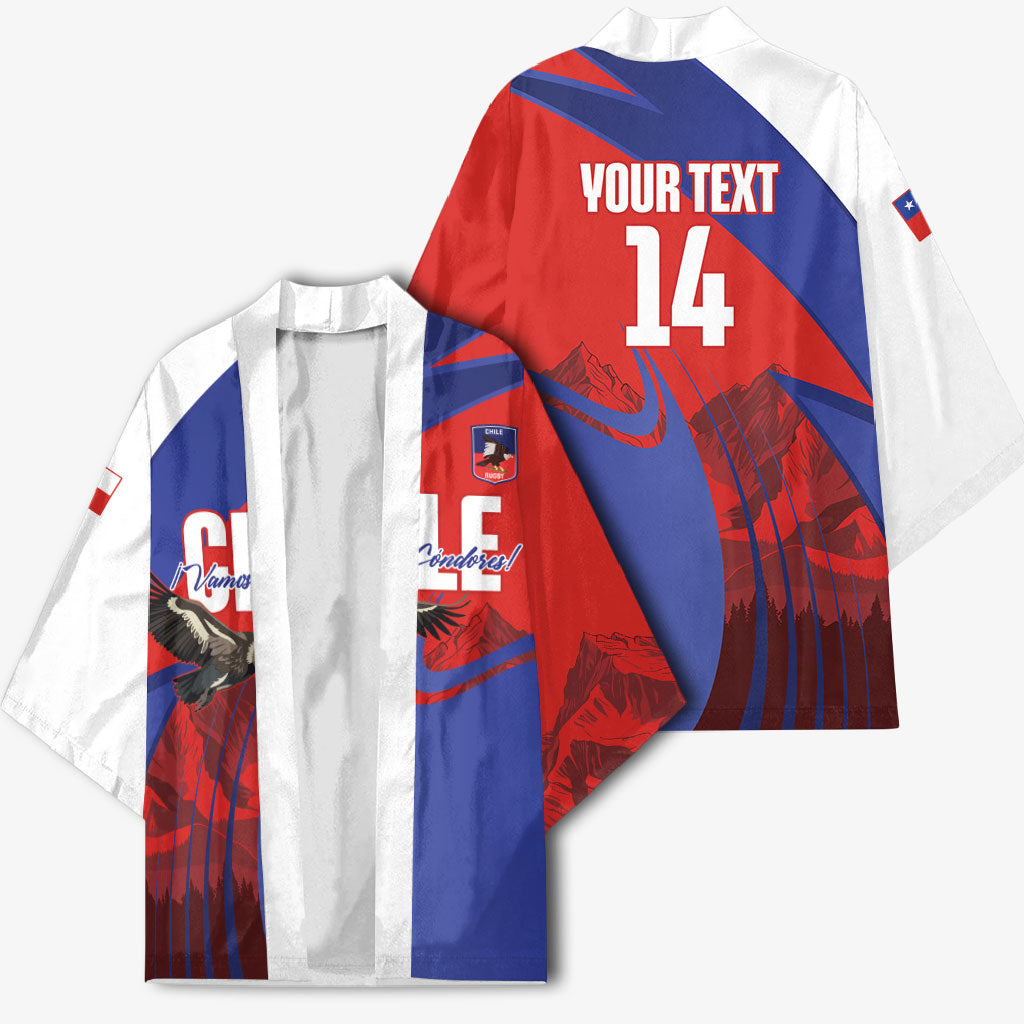Custom Chile Rugby 2026 Kimono Vamos Los Condores Red Version