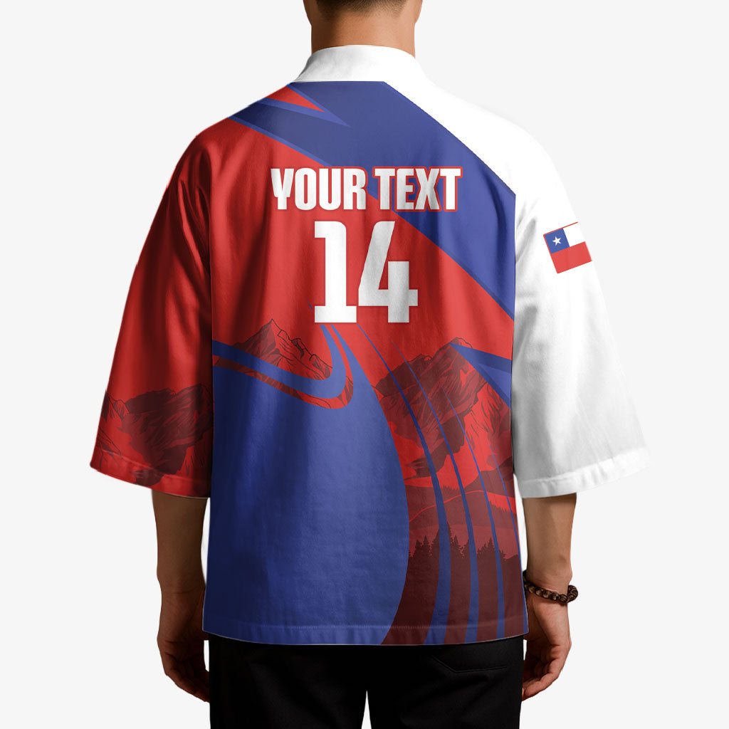 Custom Chile Rugby 2026 Kimono Vamos Los Condores Red Version