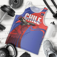 Custom Chile Rugby 2026 Men Tank Top Vamos Los Condores Red Version