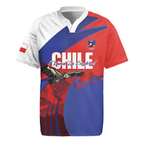 Custom Chile Rugby 2026 Rugby Jersey Vamos Los Condores Red Version