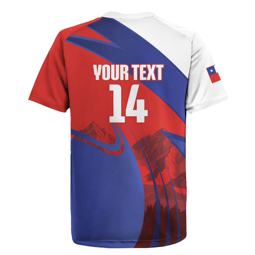 Custom Chile Rugby 2026 Rugby Jersey Vamos Los Condores Red Version