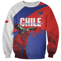 Custom Chile Rugby 2026 Sweatshirt Vamos Los Condores Red Version