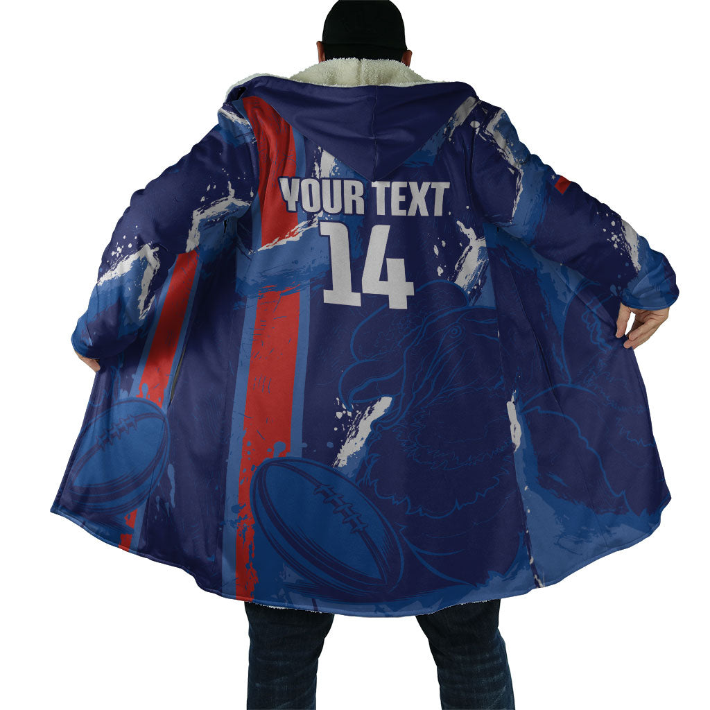 Custom Chile Rugby 2026 Cloak Vamos Los Condores Grunge Blue Version
