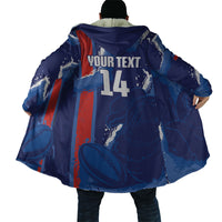 Custom Chile Rugby 2026 Cloak Vamos Los Condores Grunge Blue Version