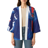 Custom Chile Rugby 2026 Kimono Vamos Los Condores Grunge Blue Version