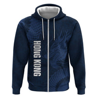 Custom Hong Kong Rugby 2026 Hoodie Go Dragon Blue Version