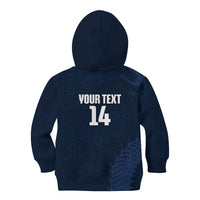Custom Hong Kong Rugby 2026 Kid Hoodie Go Dragon Blue Version