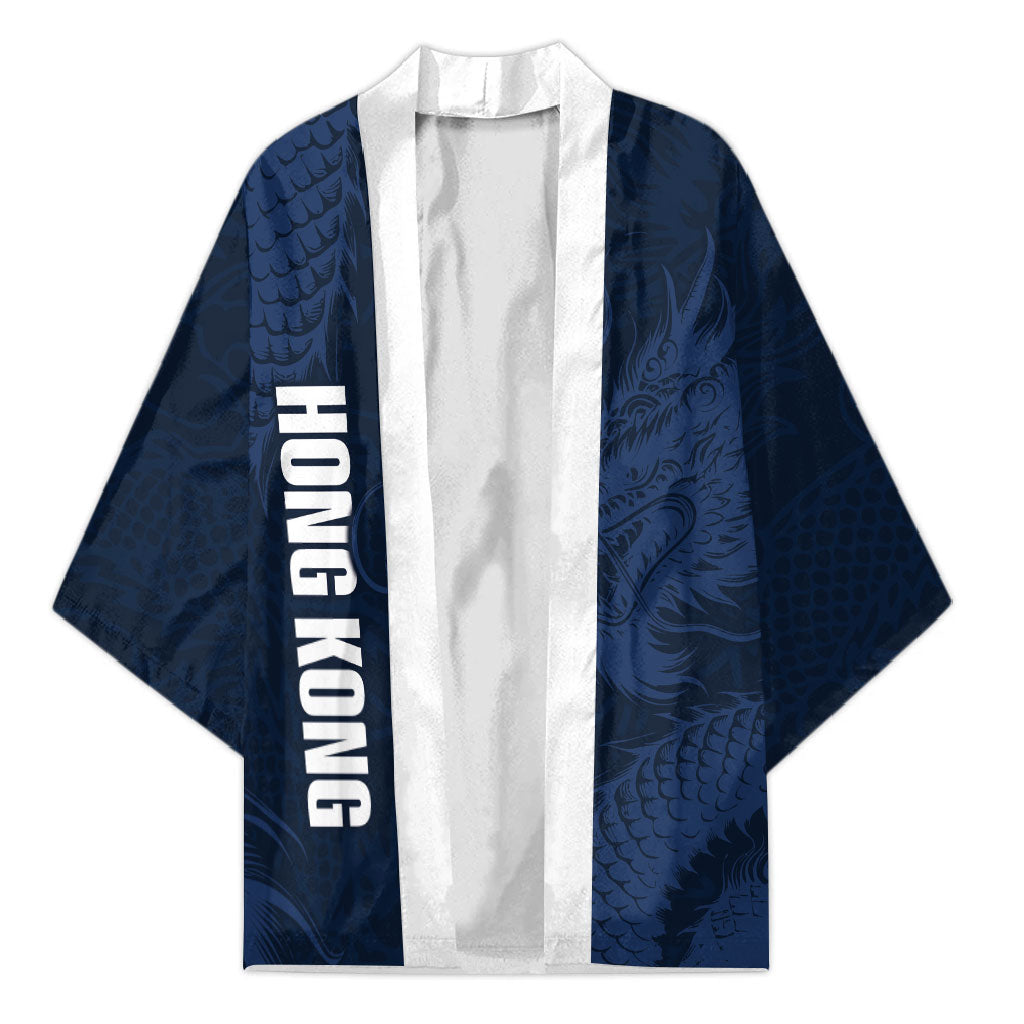 Custom Hong Kong Rugby 2026 Kimono Go Dragon Blue Version