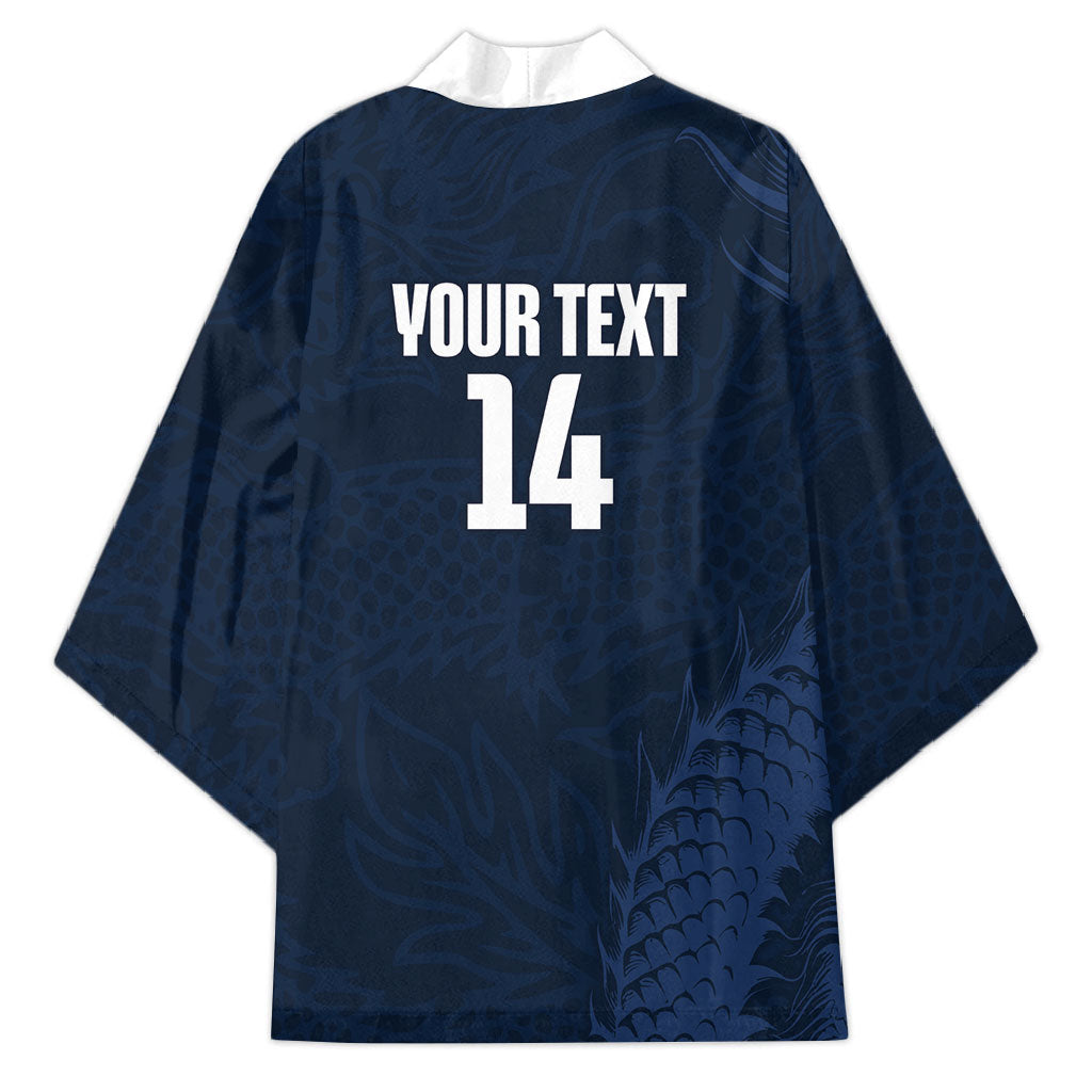 Custom Hong Kong Rugby 2026 Kimono Go Dragon Blue Version