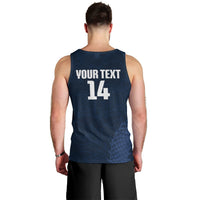 Custom Hong Kong Rugby 2026 Men Tank Top Go Dragon Blue Version