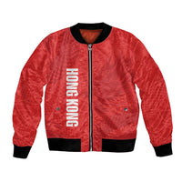 Custom Hong Kong Rugby 2026 Bomber Jacket Go Dragon Red Version