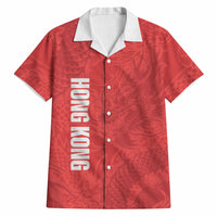 Custom Hong Kong Rugby 2026 Hawaiian Shirt Go Dragon Red Version