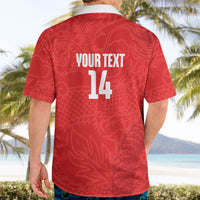Custom Hong Kong Rugby 2026 Hawaiian Shirt Go Dragon Red Version