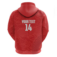Custom Hong Kong Rugby 2026 Hoodie Go Dragon Red Version