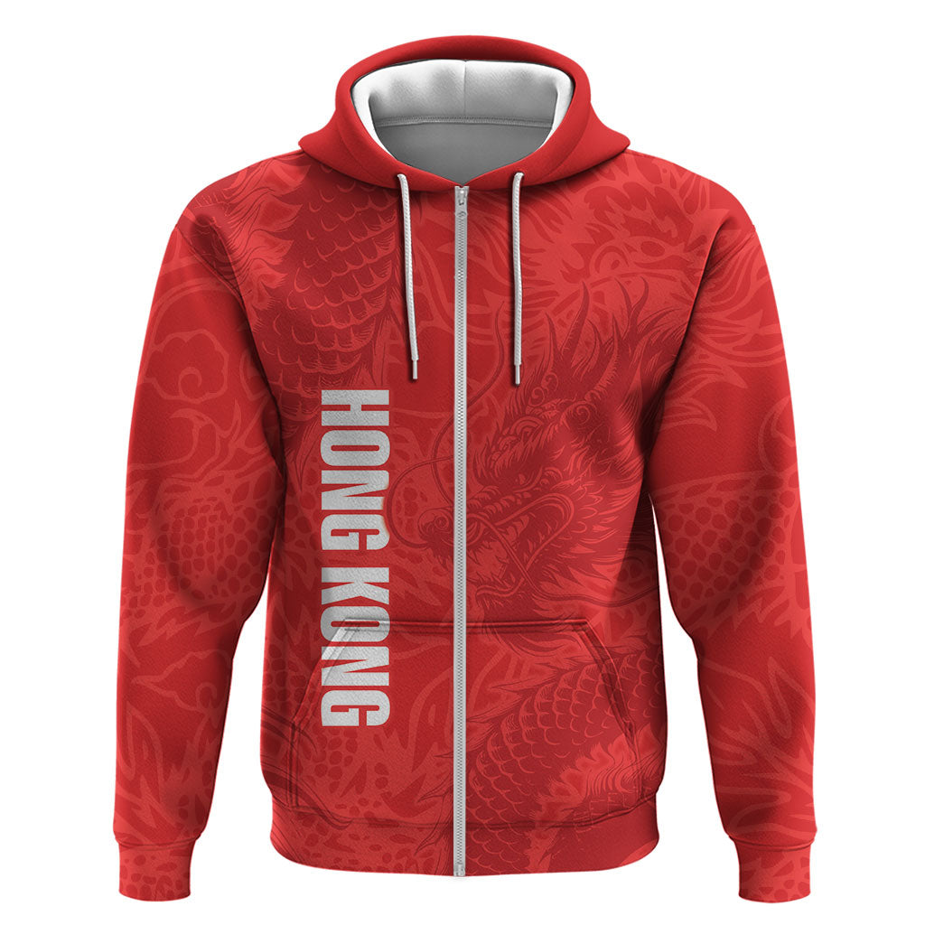 Custom Hong Kong Rugby 2026 Hoodie Go Dragon Red Version