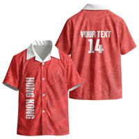 Custom Hong Kong Rugby 2026 Kid Hawaiian Shirt Go Dragon Red Version
