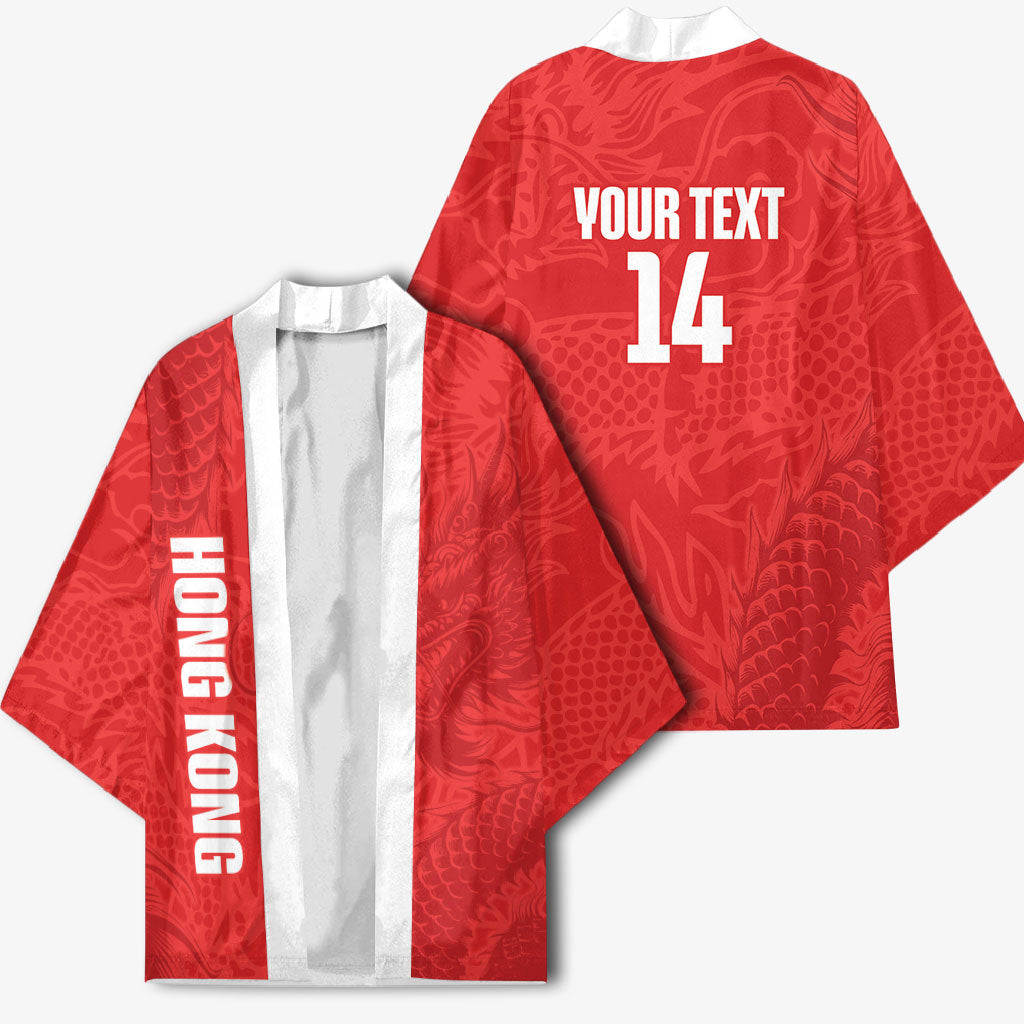 Custom Hong Kong Rugby 2026 Kimono Go Dragon Red Version