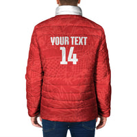 Custom Hong Kong Rugby 2026 Padded Jacket Go Dragon Red Version