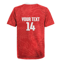 Custom Hong Kong Rugby 2026 Rugby Jersey Go Dragon Red Version