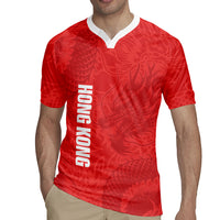 Custom Hong Kong Rugby 2026 Rugby Jersey Go Dragon Red Version