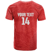 Custom Hong Kong Rugby 2026 T Shirt Go Dragon Red Version
